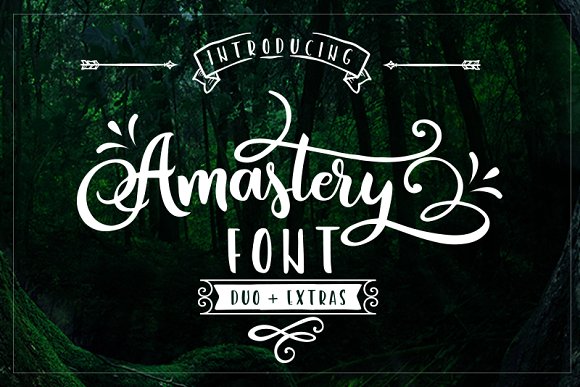 Amastery Font Duo: Where Elegance Meets Everyday Craft