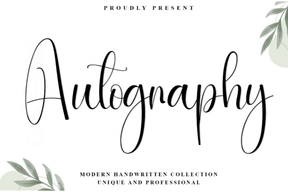 Autography: The Modern Handwritten Script for Elegant Branding