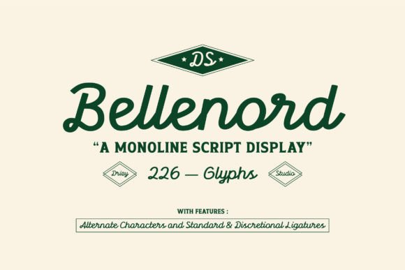 Bellenord: The Elegant Script for Classic Sports Style