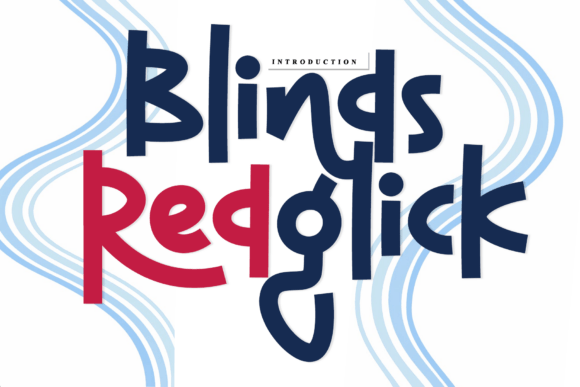 Blinds Redglick: Artisanal Script for Modern Brands