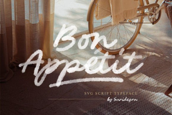 Bon Appetit: The Script Font with Watercolor Charm