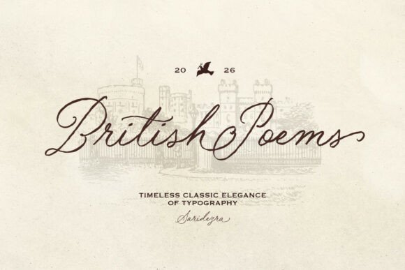 British Poems: A Handwritten Script for Timeless Designs