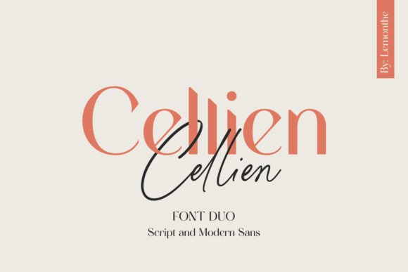 Cellien: A Modern Font Duo for Elegant Branding