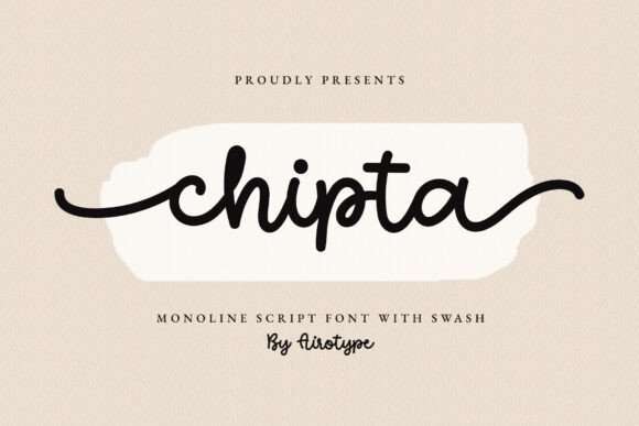 Chipta: The Modern Script for Elegant Branding