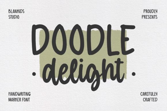 Doodle Delight: The Handwritten Font with a Warm, Artisan Soul