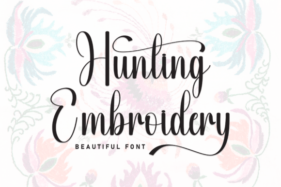 Hunting Embroidery: A Stylish Script for Modern Design