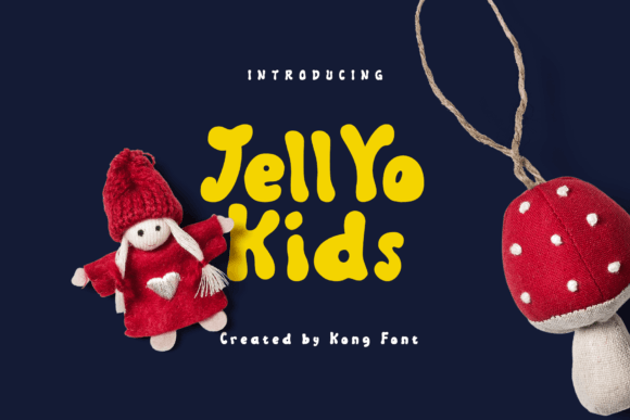 Infuse Playful Energy with the Jellyo Kids Font