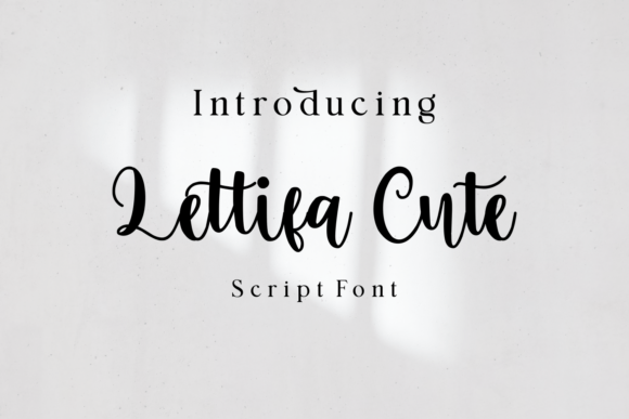 Lettifa Cute: A Script Font for December's Festive Spirit
