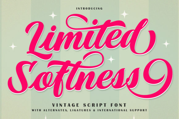 Limited Softness Font: Your Guide to Authentic Script Typography