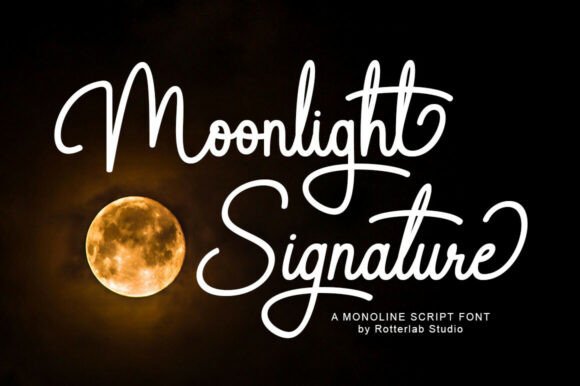 Moonlight Signature: A Modern Script for Authentic Brands