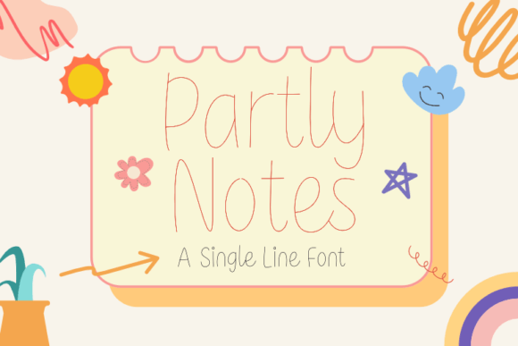 Partly Notes: A Clean Script Font for Modern Branding