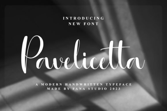 Pavelicetta: The Elegant Script Font for Modern Branding