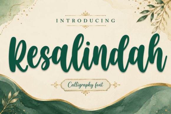 Resalindah: The Modern Script Font for Elegant Branding