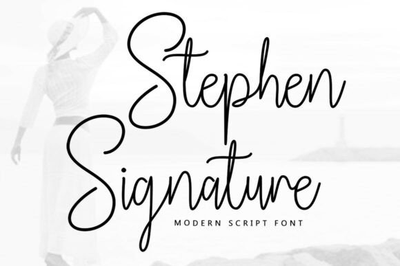 Stephen Signature: The Modern Script Font for Effortless Style