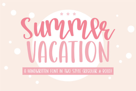 Summer Vacation: The Script Font That Captures Effortless Charm
