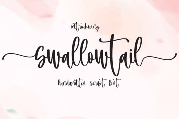 Swallowtail: A Handwritten Font with Heartfelt Charm