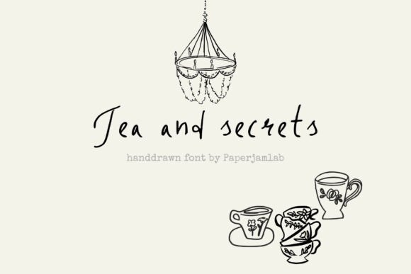 Tea and Secrets: A Font That Whispers Your Story